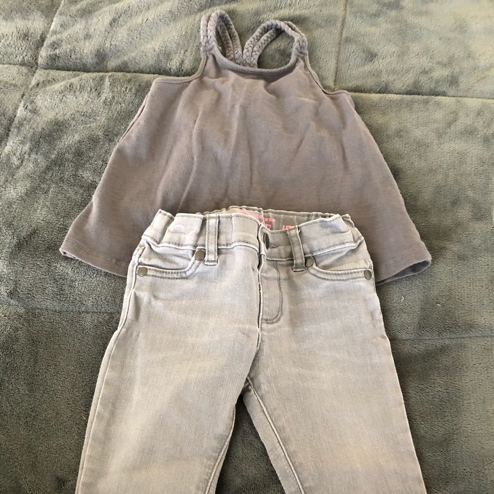 Girls grey outfit